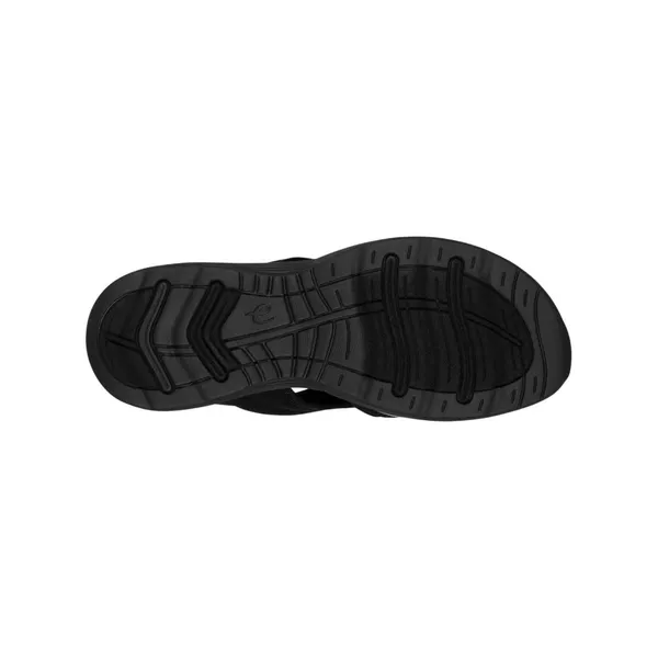NWT Easy Spirit Traciee Square Toe Casual Flat Sandals Black Patent Multi 7.5WW - Image 4