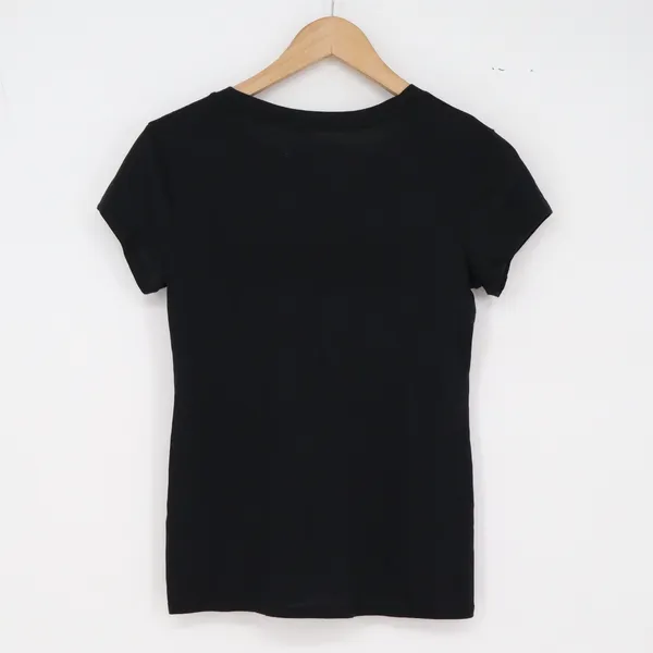 Abercrombie T-Shirt Womens XS Soft A&F Collection Black Graphic Logo Excellent - Image 4