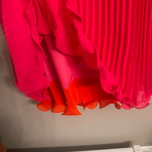 Anthropologie | MAEVE Layered Pleat Ruffle Swing‎ Dress - Image 6