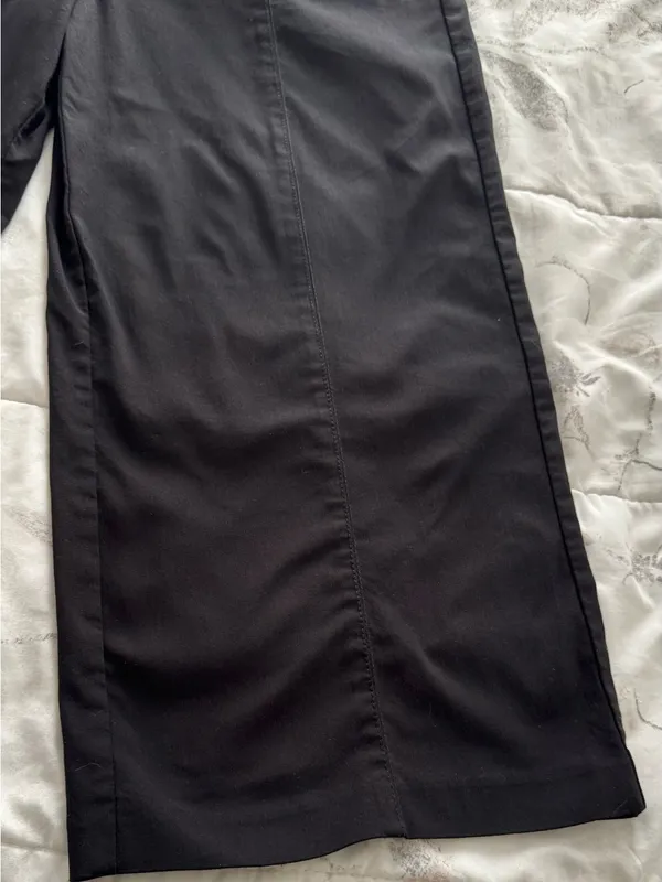 Counterparts Black Pull-On Wide Leg Pants with pockets, size XL wide waistband - Image 7