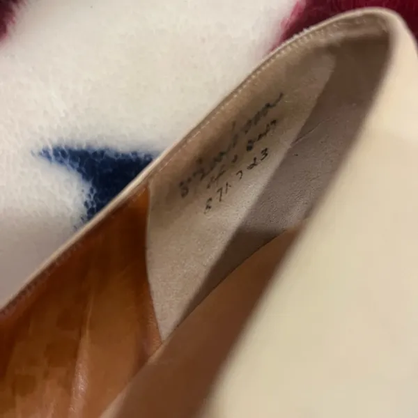 Vintage Cream Women's square heels Size 8.5 - Image 5