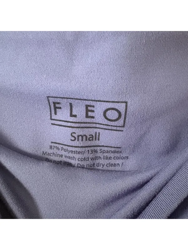 FLEO Periwinkle Blue Leggings with Side Pockets - Image 3