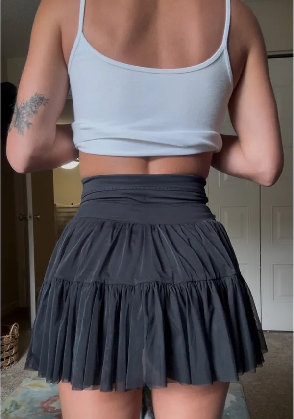 Popflex Tulle Skort Black Size XXS - Image 4