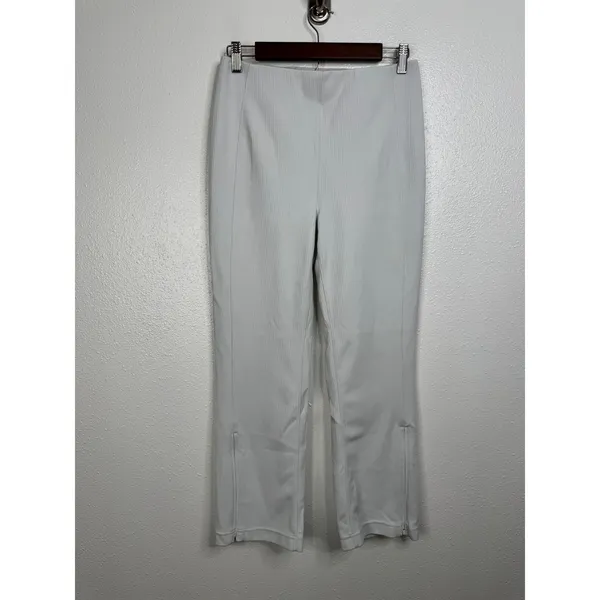 Lululemon Ribbed‎ Softstreme Zip-Leg High-Rise Cropped Pant 25" Light Vapor 8 - Image 6