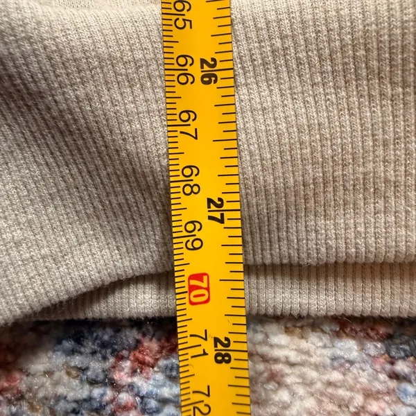 Comfrt Ways to Show Love Hoodie Sand Beige Overesized Size Small - Image 10