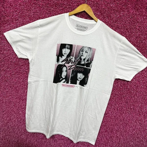 Black Pink Shut Down Kpop Tshirt size 2X - Image 3