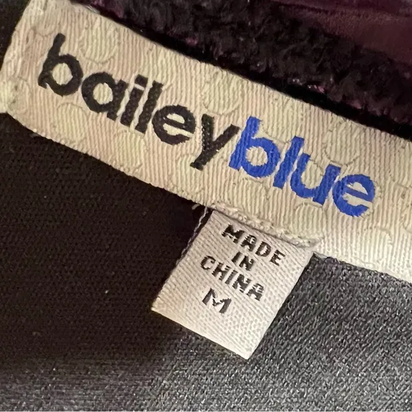 Bailey Blue Strapless Black & Pink Textured Mini Dress Size Medium - Image 6