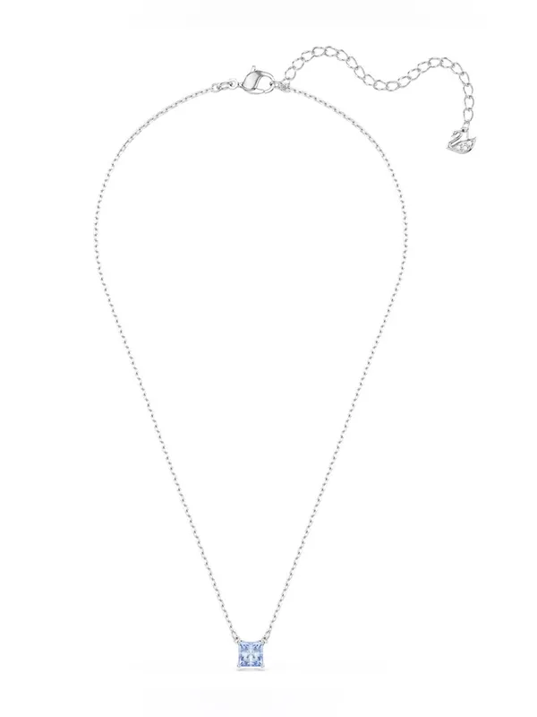 Swarovski NEW Matrix Baby Blue Crystal Pendant Necklace - Image 3