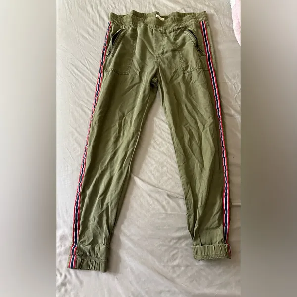 SO Brand Green Women's Elastic Waist/Ankle Pants Size‎ Small - Image 2