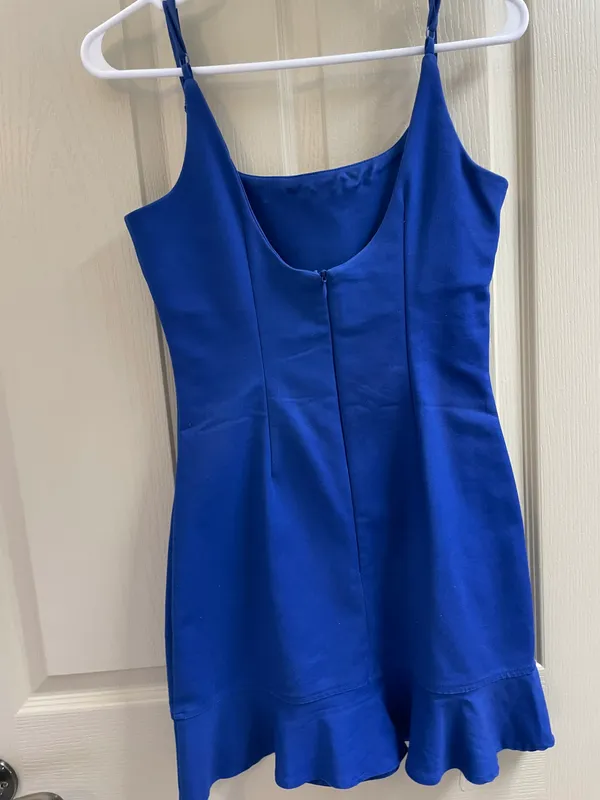 Revolve Blue Mini Dress - Image 3