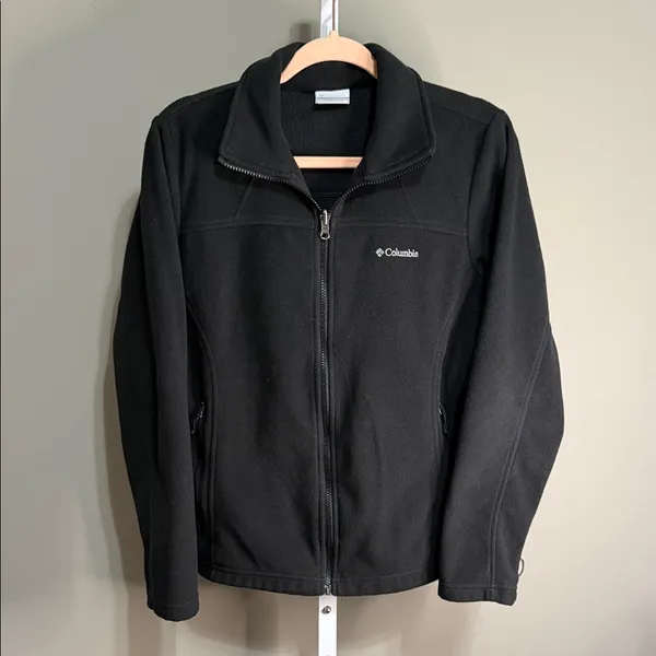 Columbia‎ Full Zip Fleece Jacket Women's Size M Black Gorpcore Outdoors - Image 2