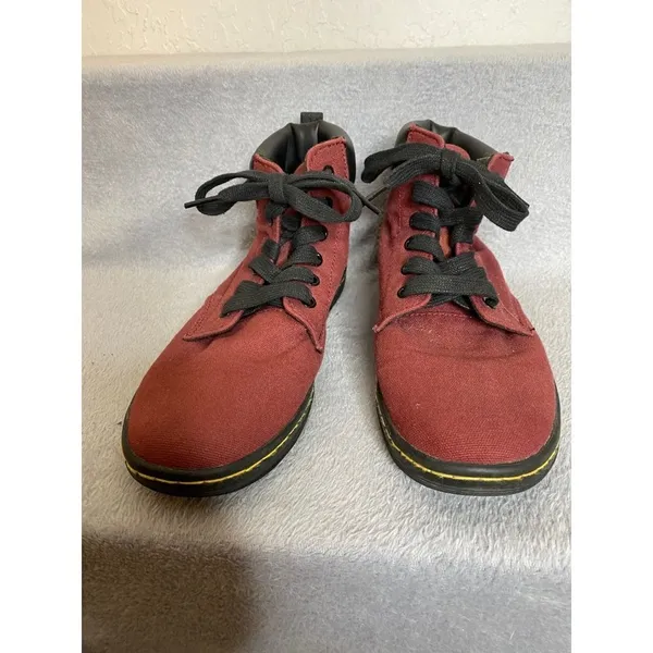 Dr. Martens Maelly Chelsea Boots Maroon Padded Collar Weatherproof Size 8 - Image 2