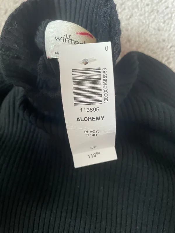 Wilfred Aritzia Alchemy Dress Ribbed Midi S - Image 4