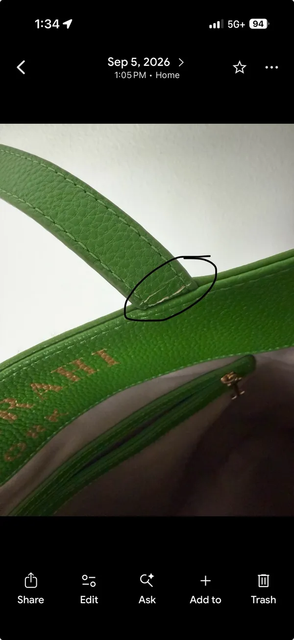 Isaac Mizrahi Lime Green Tote (Discontinued) - Image 15