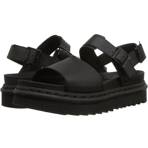 Dr. Martens x Urban Outfitters Voss‎ Black Hydro Leather Sandals - Image 4