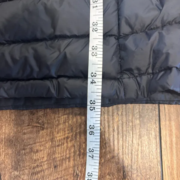 Quince Lightweight Down Packable Long Puffer Jacket Black Womens Sz S / W-JKT-14 - Image 7