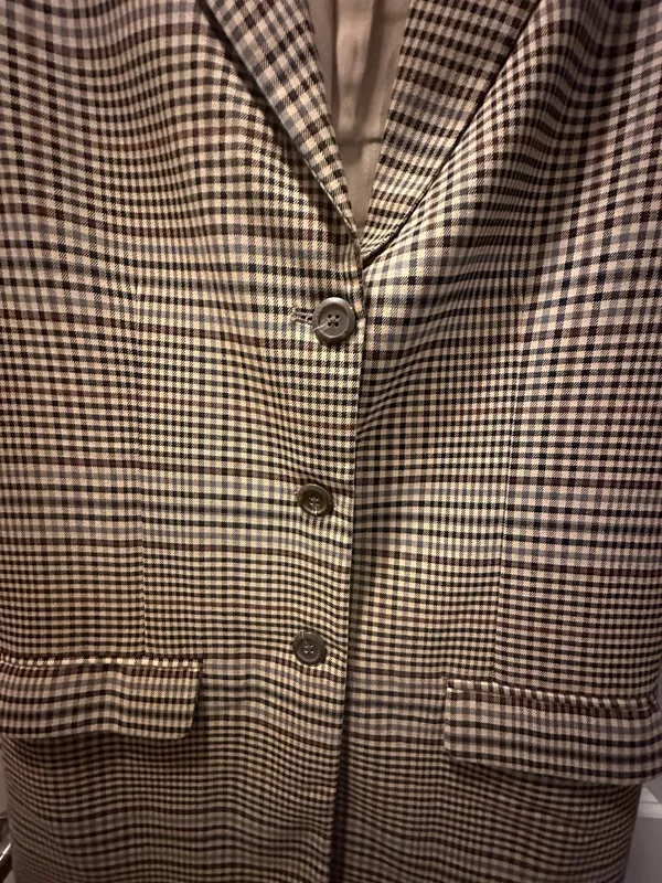 BB Dakota Plaid Tartan Blazer Jacket - Image 2