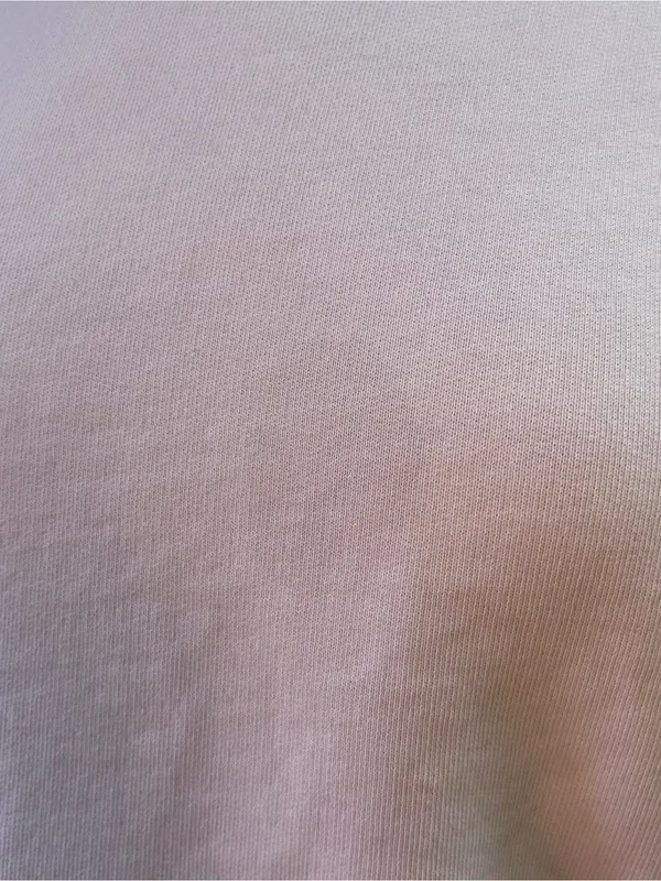 MATE the Label Organic Fleece Shrunken Crew Neck Sweatshirt Bone M streetwear - Image 5