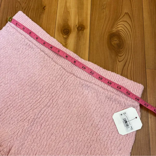 Altar’d State Lana High Rise Pink Pull-On Sweater Knit Shorts NWT XXL Cotton - Image 2