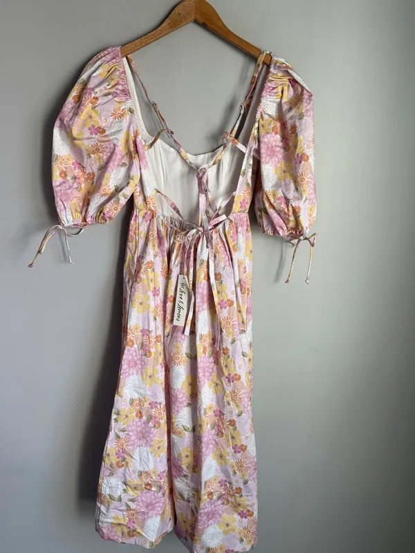 New For Love And Lemons Carrie Midi Dress Xxs - Image 4