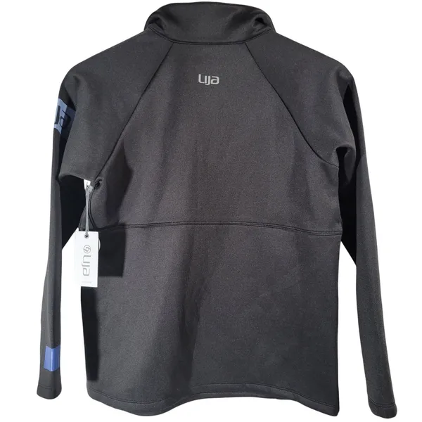 LIJA Women's Black‎ Royal 1/4 Zip Moisture Wicking Athletic Pullover Top S - Image 2
