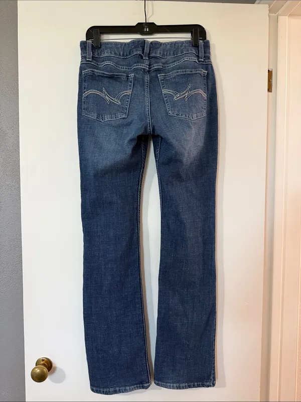 Wrangler Blue Flare Wide-Leg Jeans — Women's - Image 4