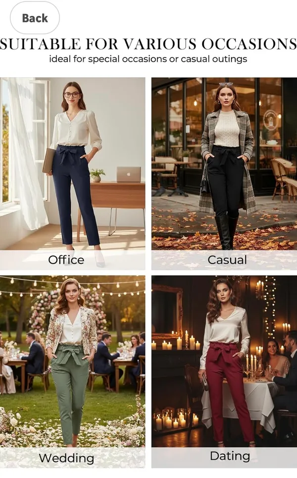 Grace Karin Dress Pants High-Waisted - Image 3