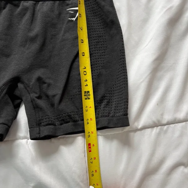 Gymshark Vital Seamless 2.0 Shorts Black High Waisted Athletic Workout - Image 3