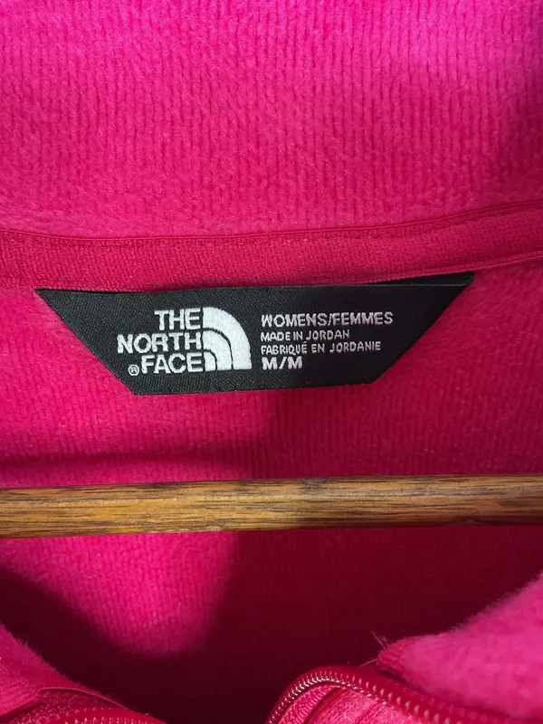 The North Face Pink Zip-Up Jacket Size Medium  - Image 9