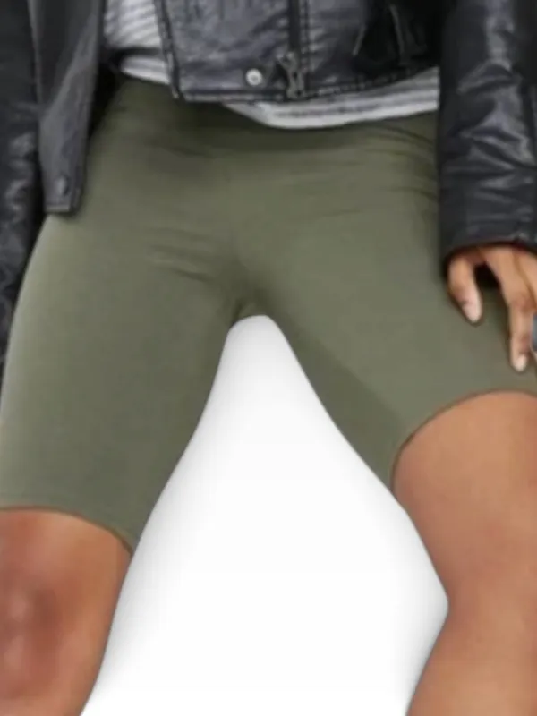 Wild Fable Olive Green Women’s Bike Shorts Size S - Image 2