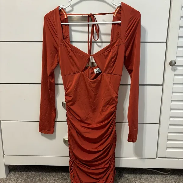 Tiger Mist Entity Dress Rust - Image 2