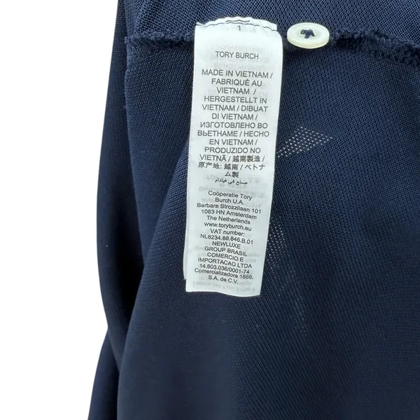 Tory Sport by Tory Burch Sleeveless‎ Golf Polo Shirt Navy Blue Size XS - Image 9