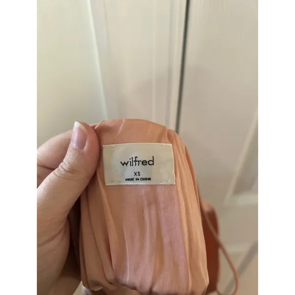 Wilfred Sonnet Blush Pink Satin Cropped Camisole Bralette - Image 5