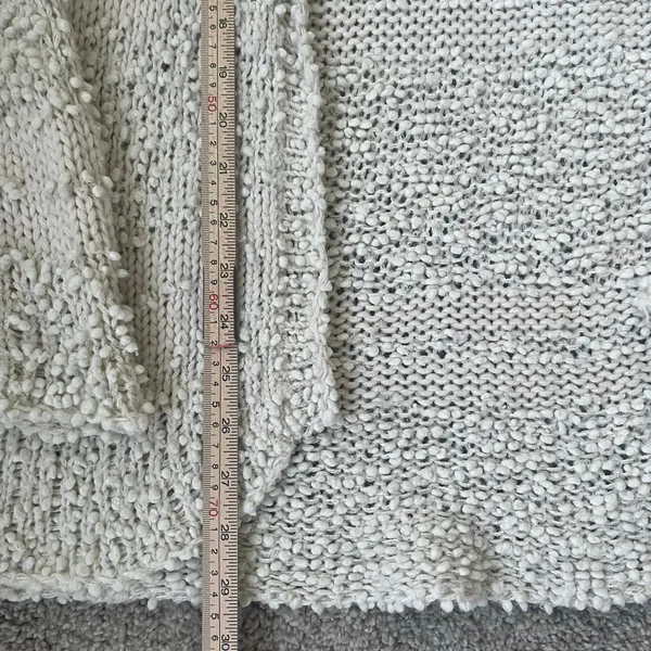 Billabong Designers Closet Womens Small Cozy Cardigan Nobby Cream Sweater - Image 12
