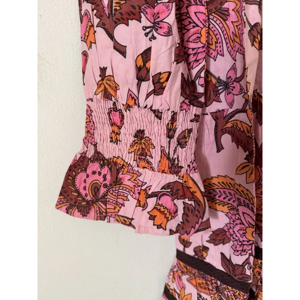 NWT Tuckernuck Beach Sunset Chintz Kenzo Coverup Mini Dress Size XL - Image 7