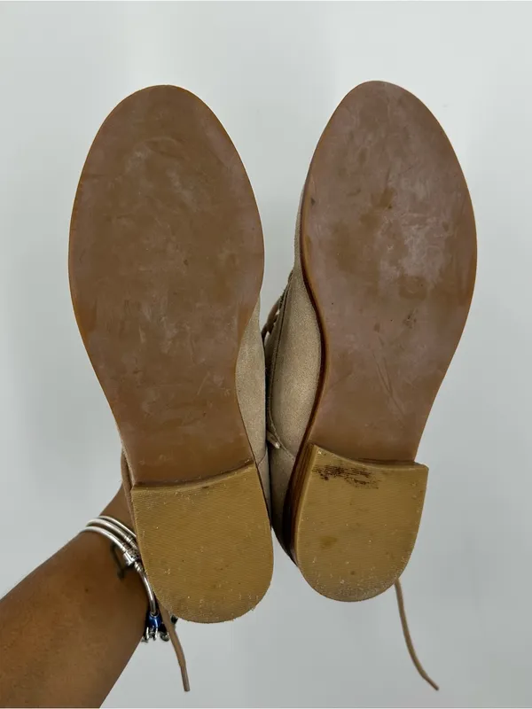 Urban Outfitters Marnie Suede Lace Up Boots Woman's Size 6 Boho - Image 11