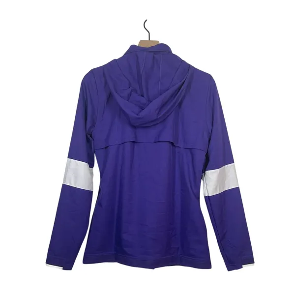 Nike Dri-Fit LSU Tigers Purple Full Zip Practice Hoodie Jacket Women Medium NEW - Image 2