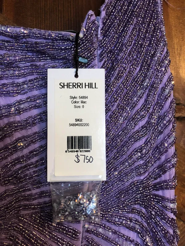 Sherri Hill Purple Prom Dress - Image 4
