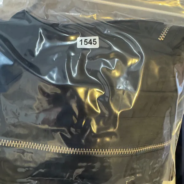 1545 | Michael‎ Kors Hooded Anorak Rain Jacket Gold Hardware Black Womens S - Image 11
