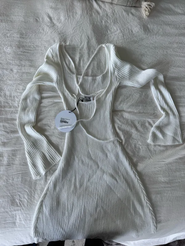 Princess Polly Dress Mini White - Image 2