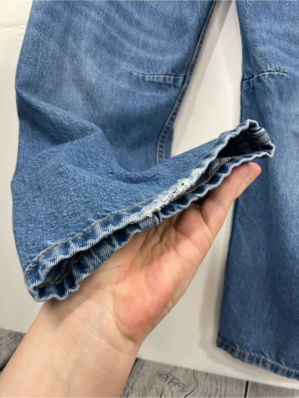 Zara Barrel Jeans size 12-13 years Junior size - Image 8