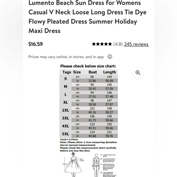 V Neck loose maxi dress Gray Size XXL - Image 4