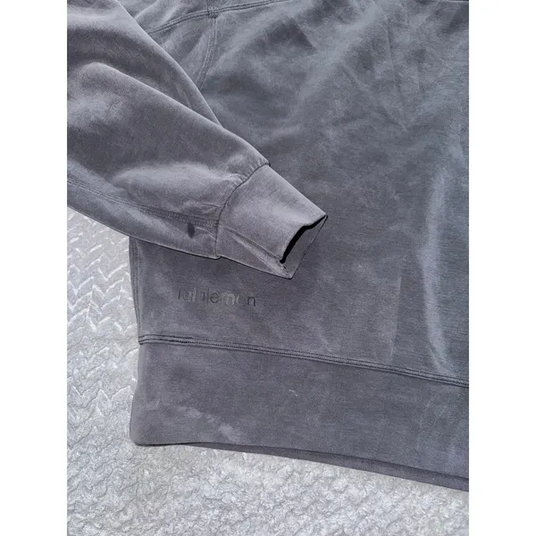Lululemon Sweatshirt Womens Black Fleece Perfectly‎ Oversized Softstreme Sz 4 - Image 3