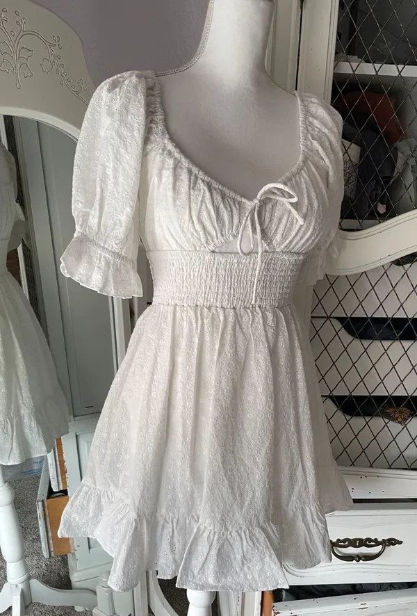 Altar'd State White Mini Dress - Image 3