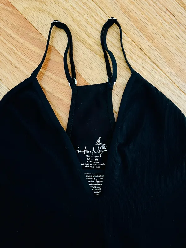 Free People Intimately Black Bodysuit XS - Image 4