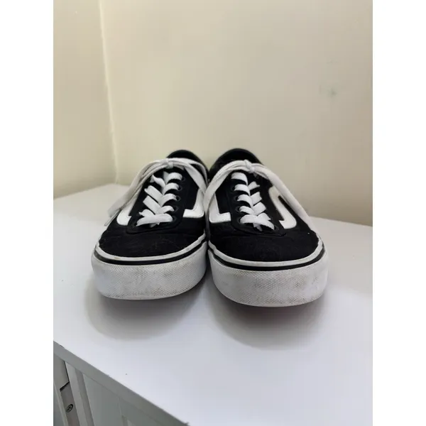 Vans Ward Canvas Black White Classic Women’s Size 6 Casual Classic Skater Grunge - Image 3