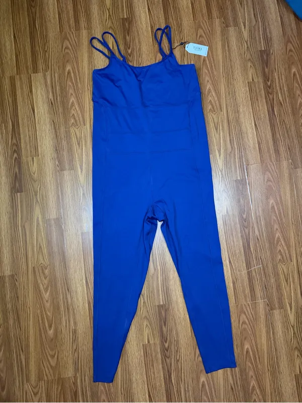 NWT Universal Standard Next To Naked Game Activewear Bodysuit Blue Large - Image 3