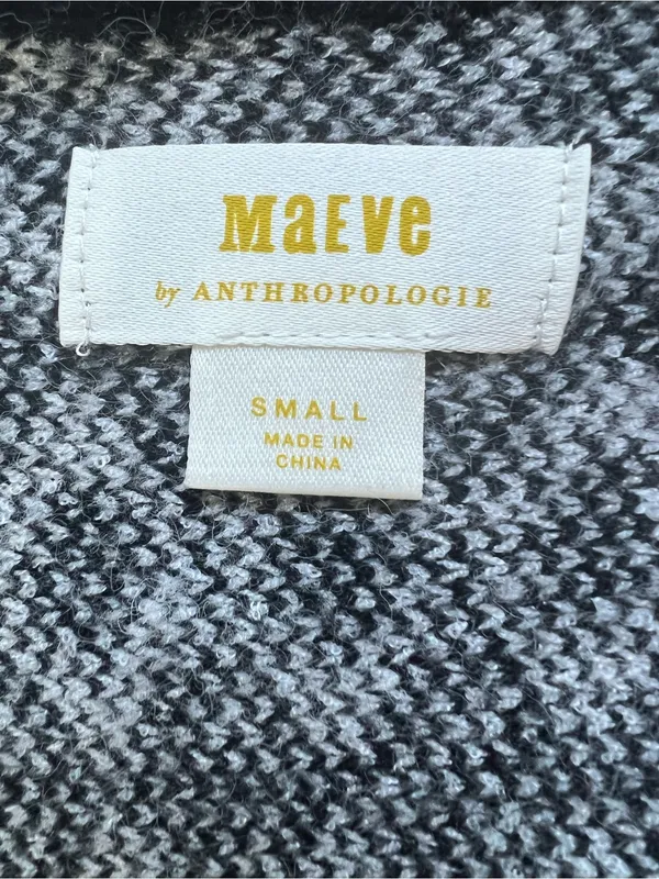 Maeve by Anthropologie Geometric Knit Wrap Sweater & Shrug Set - Image 3