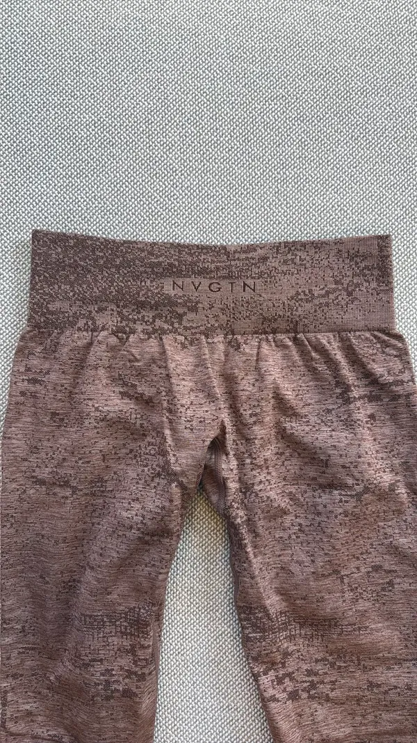 NVGTN Seamless Leggings brown print - Image 5