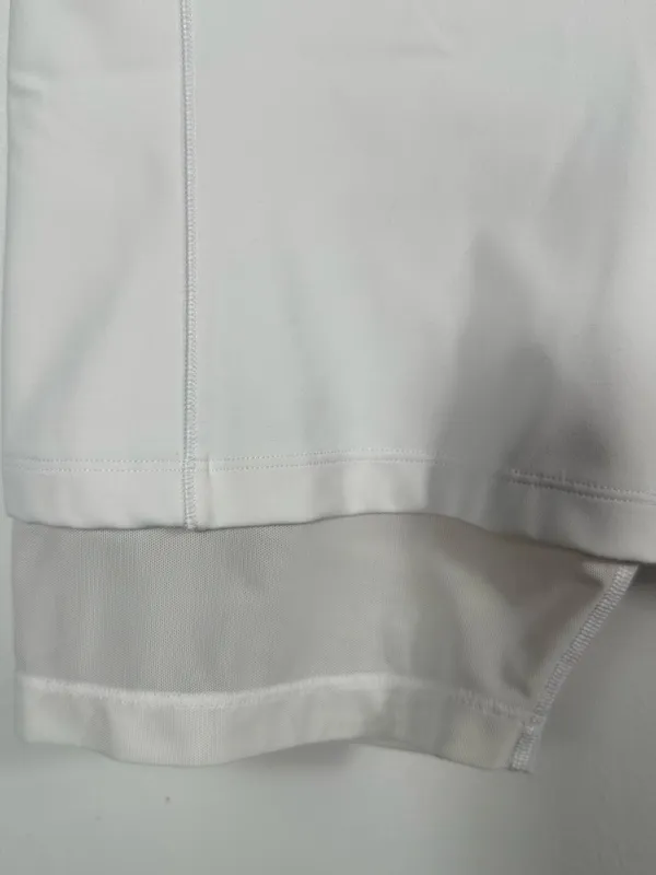 Athleta Mesh Me Up 8” Bike Shorts‎ White High Rise Mesh Hem Women’s Small - Image 6